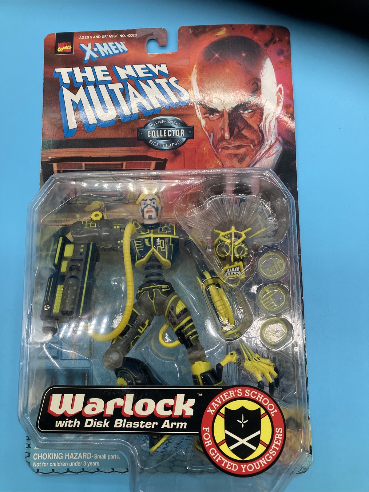X Men The New Mutants Warlock with Disk Blaster Arm New