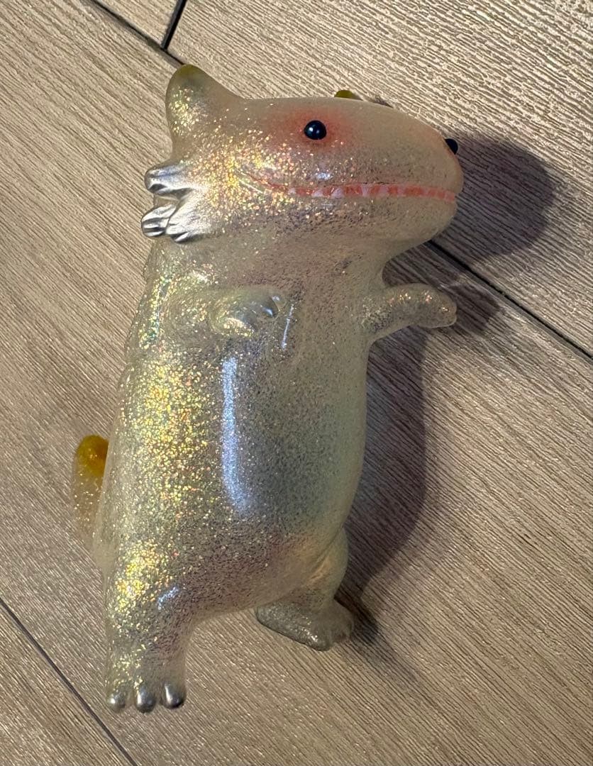 Shoko Nakazawa Byron Clear Glitter Salamander Kaiju Sofubi Vinyl Figure 506950