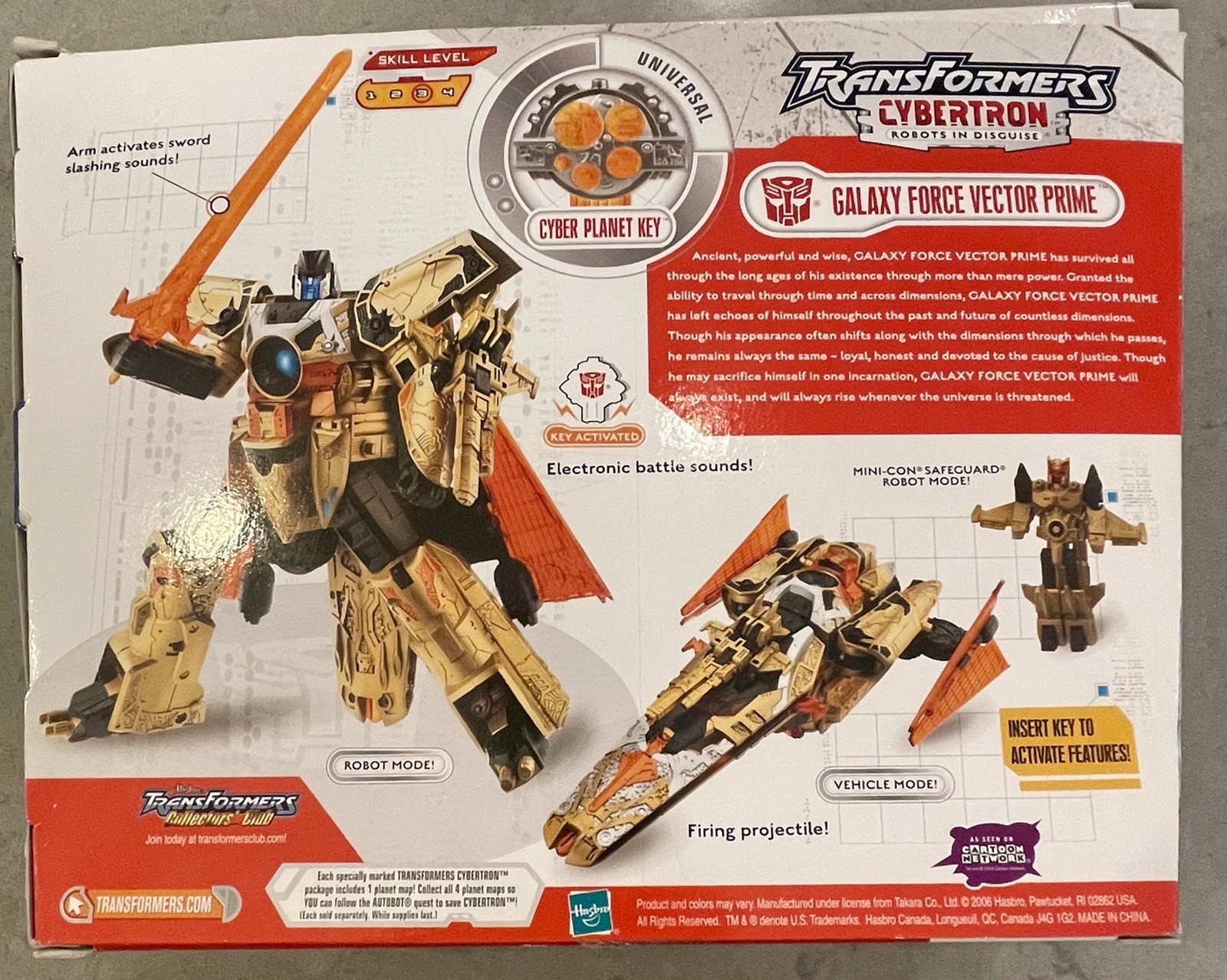 Hasbro Transformers Cybertron – Galaxy Force Vector Prime – Primus Unleashed