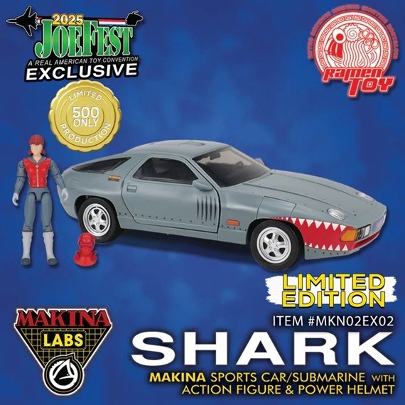 RAMEN TOY MAKINA GREAT WHITE 2025 JOEFEST EXCLUSIVE ( M.A.S.K. SHARK ) 1 of 500