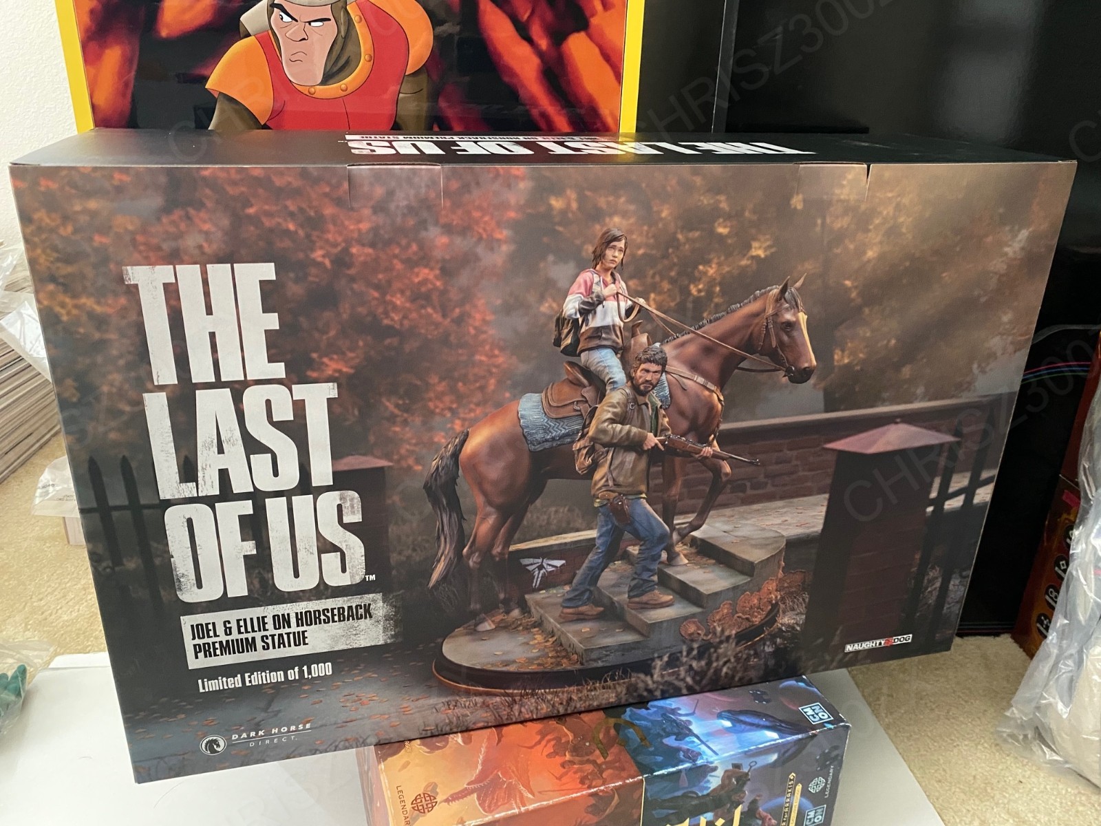 The Last of Us Joel & Ellie on Horseback Premium Statue Figure + COA #/1000 TLOU