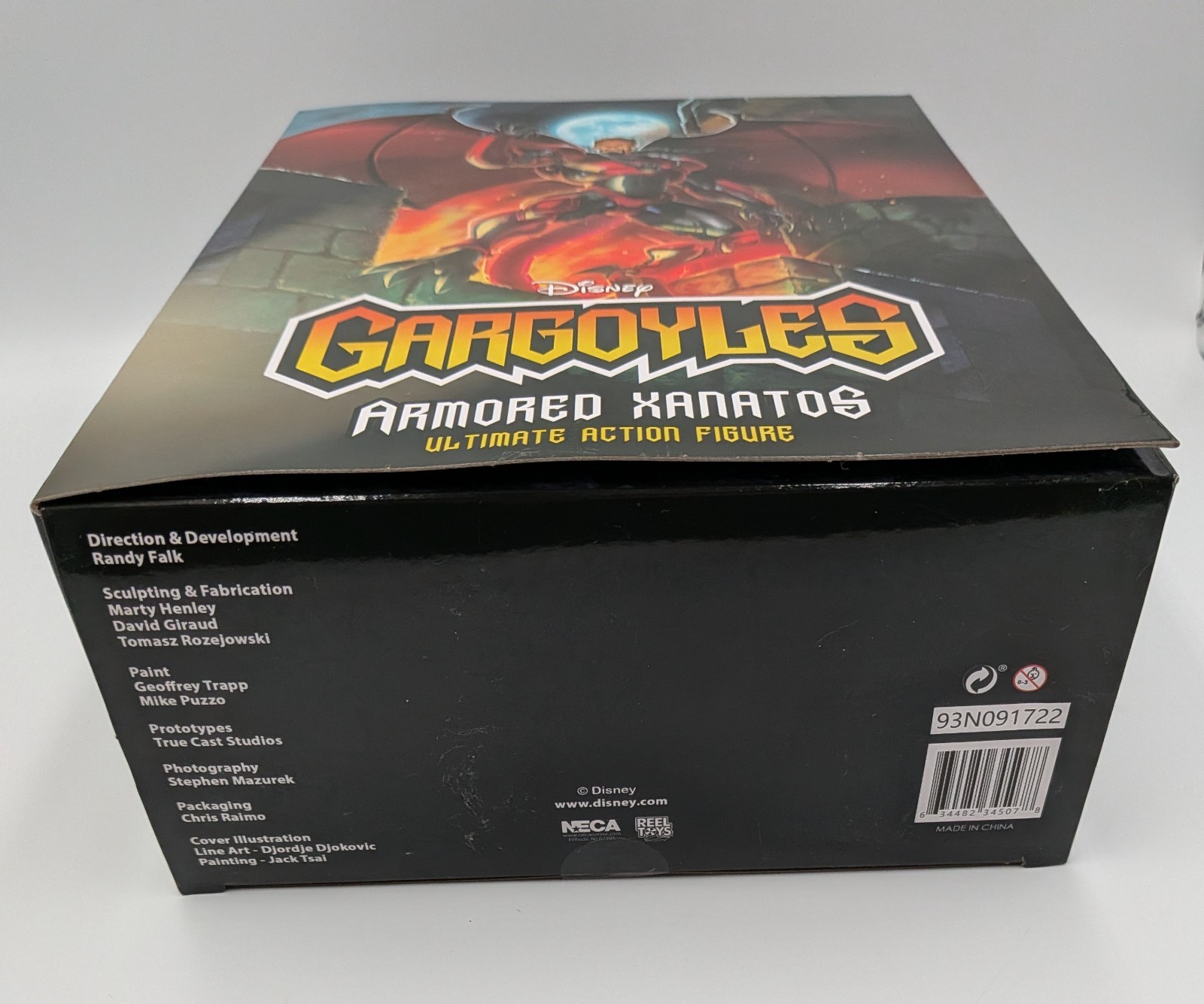 NECA Gargoyles Ultimate Armored David Xanatos Action Figure – New in Box 8&Prime;