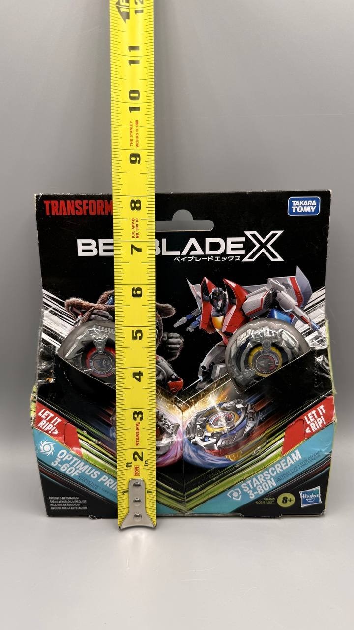 Beyblade X Transformers Optimus Primal 3-60F Starscream 3-80N Multipack Toy NIB