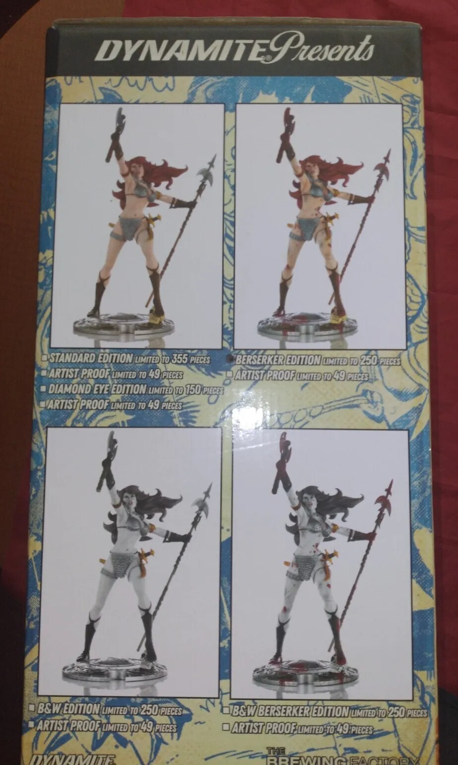 RED SONJA 45TH ANNIVERSARY STATUE BERZERKER LTD #11 of 250