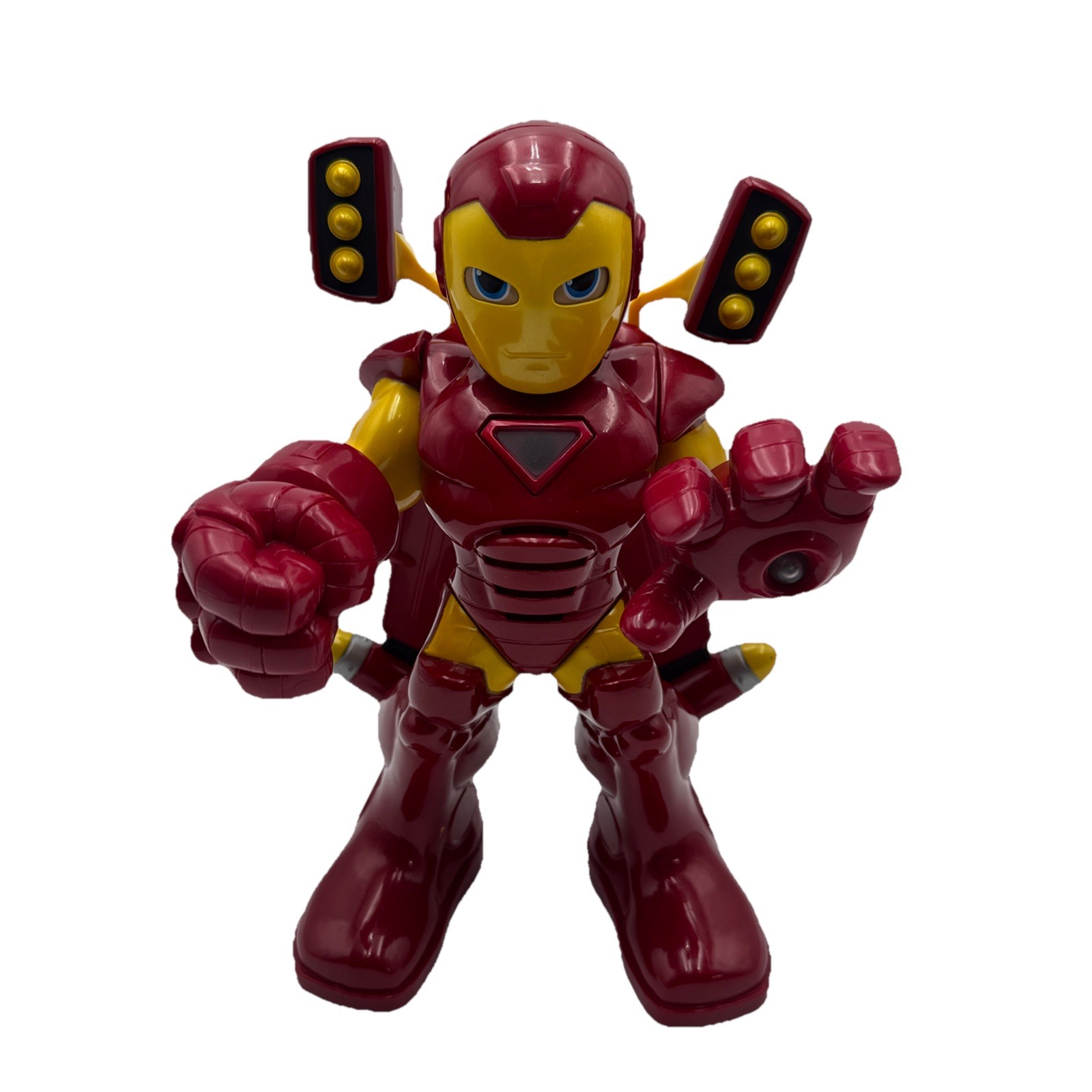 Hasbro Iron Man Interactive Talking Figure 10.5” Lights & Sounds Works