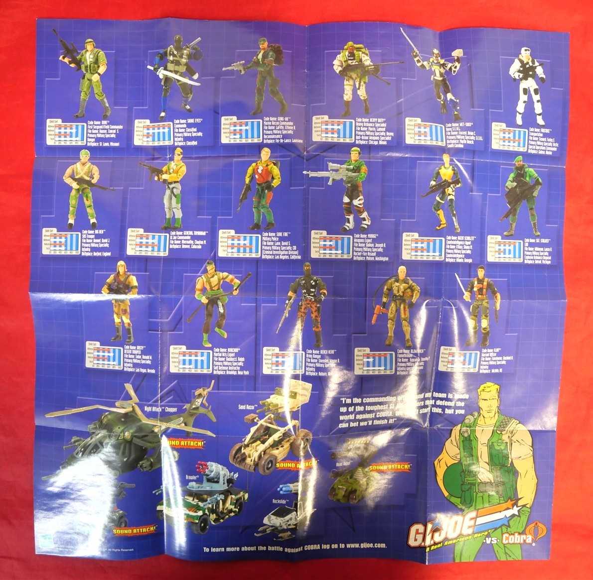 GI Joe vs COBRA COMIC & Figure Insert PROMO CHAPTER 1: Bomb Bursting Larry Hama