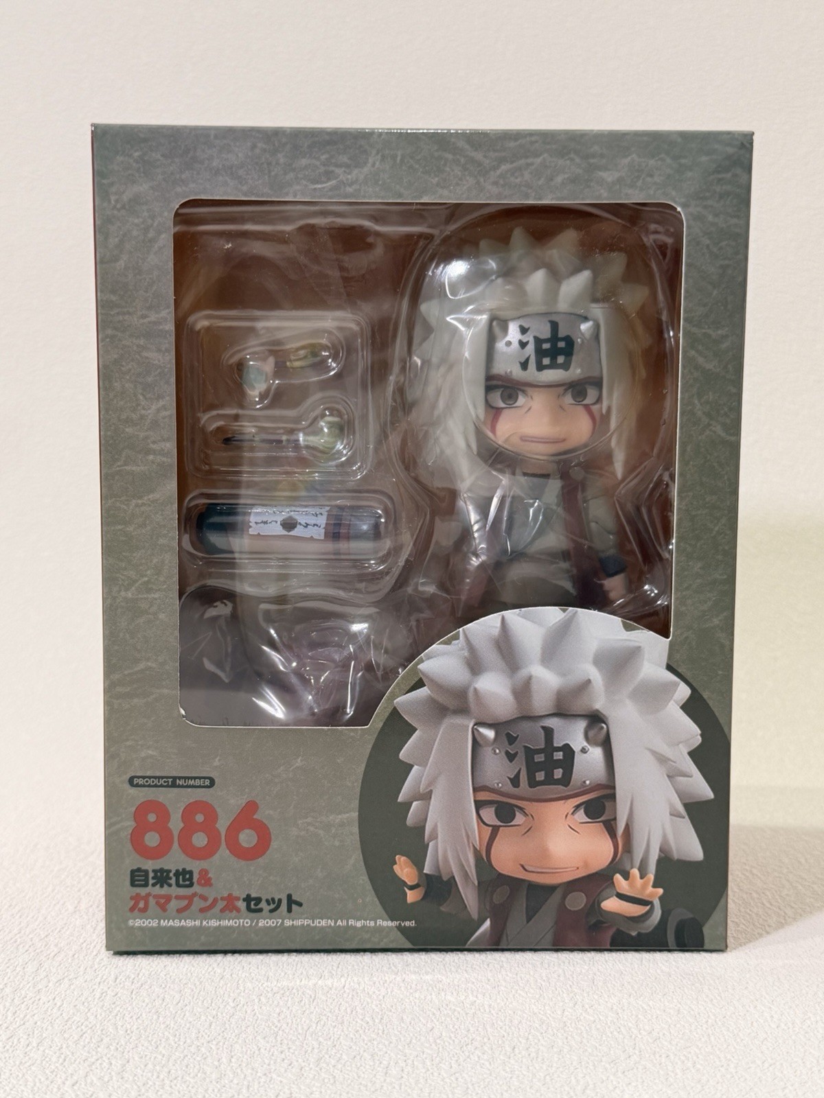 Nendoroid 886 Jiraiya Naruto Shippuden Anime Figure Good Smile Company PVC