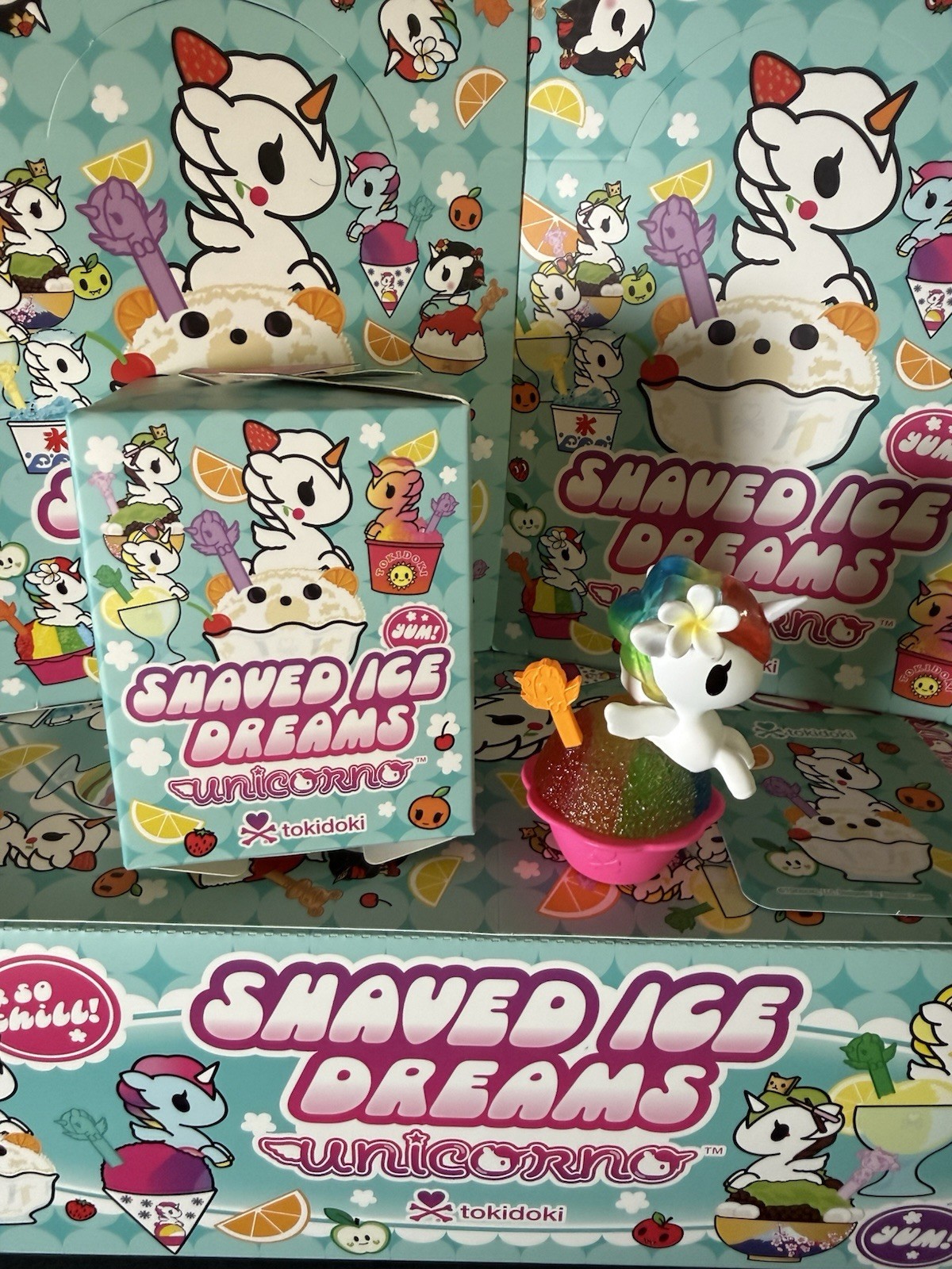 Tokidoki – Shaved Ice Dreams Unicorno – Rainbow Slush – With Box / Sticker