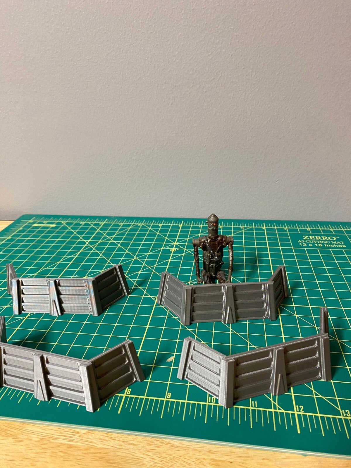 Warhammer 4x Imperial Bunker Barricade Star Wars Legion Game Terrain Mini