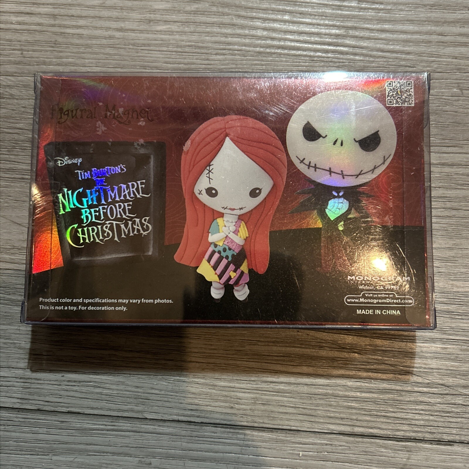 NIGHTMARE BEFORE CHRISTMAS 2017 San Diego Comic Con Figural Magnet Jack Sally