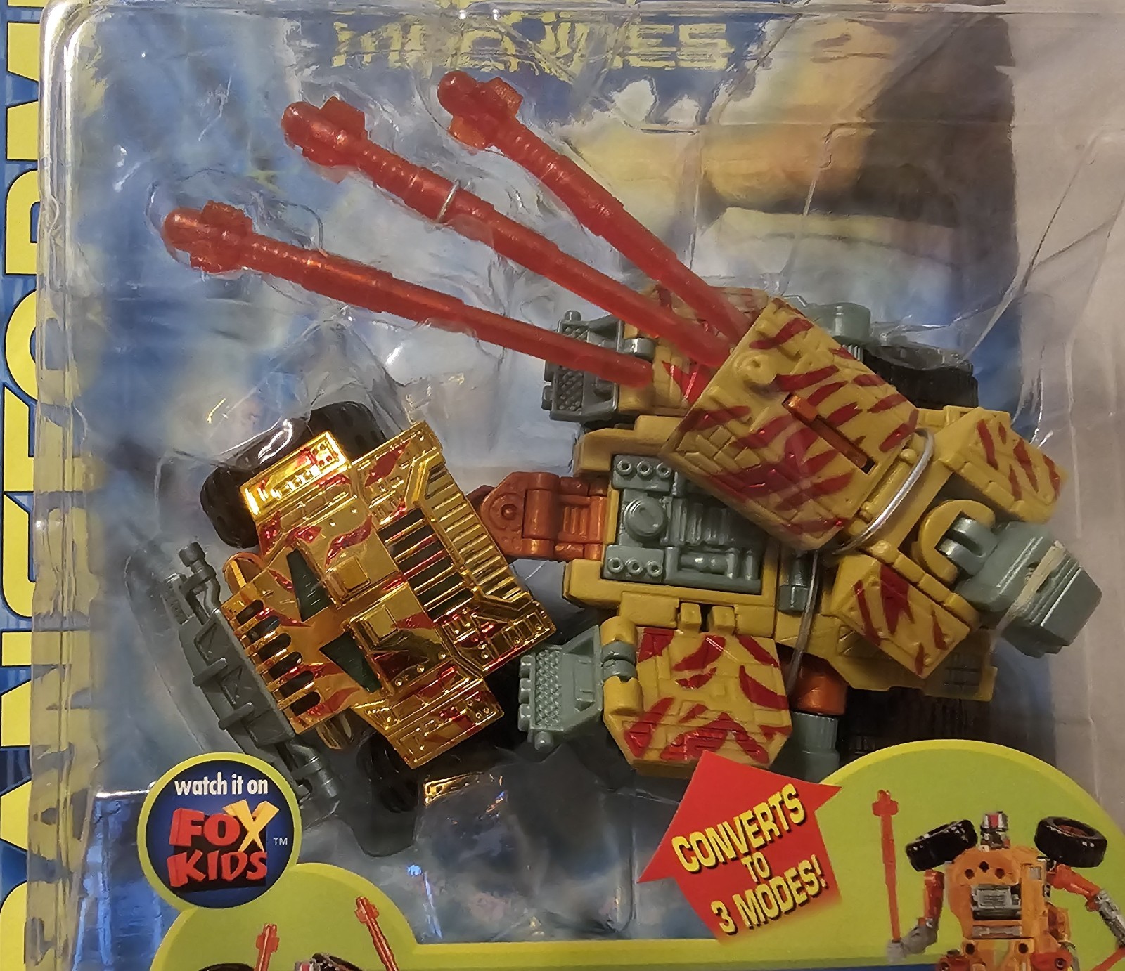 Transformers Beast Machines Deluxe Blastcharge Six-Wheeler Evil Vehicon-Unopened