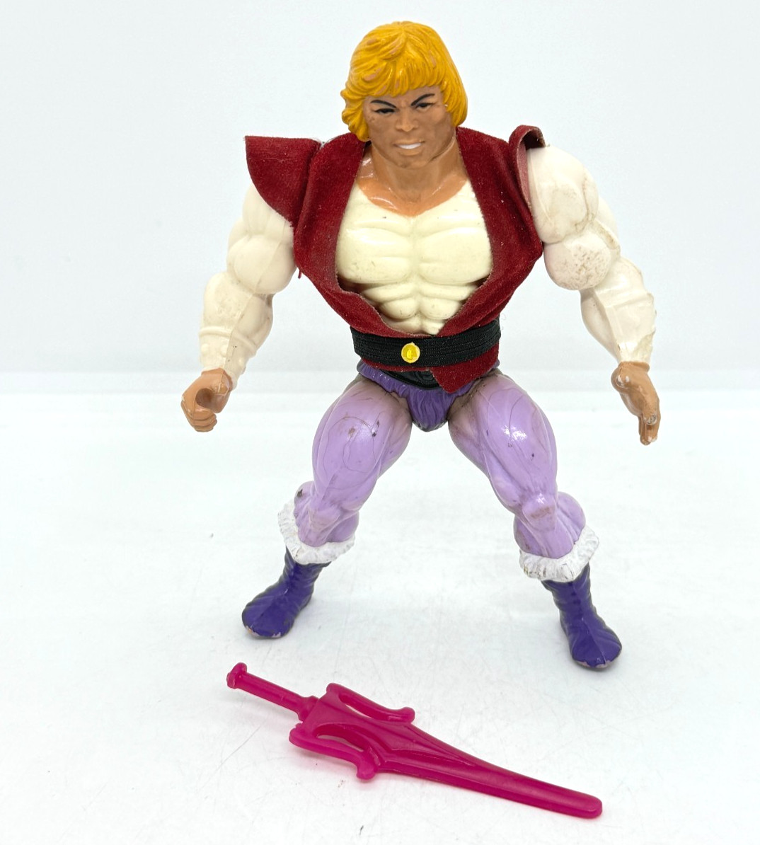 💥RARE 1984 MOTU He-Man Prince Adam Masters Universe 100% complete SO NICE💥