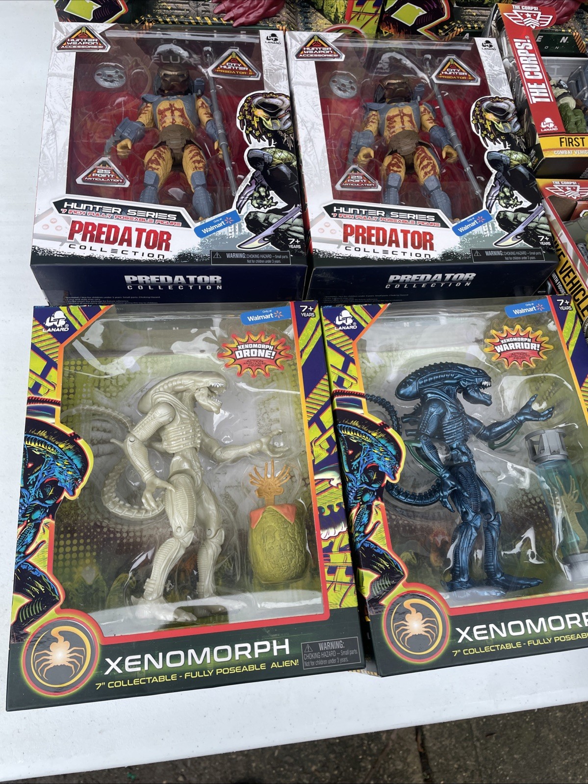 Alien Collection Queen + Xenomorph, Predator, The Corps, All New, Lanard Toys