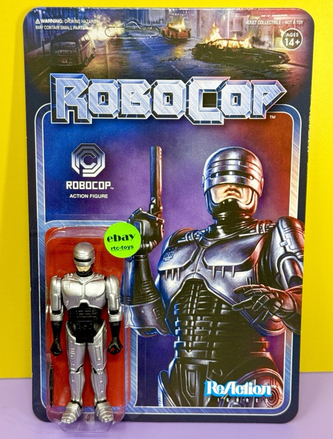 Super7 ReAction ROBOCOP 3.75&Prime; Action Figure NEW 2019