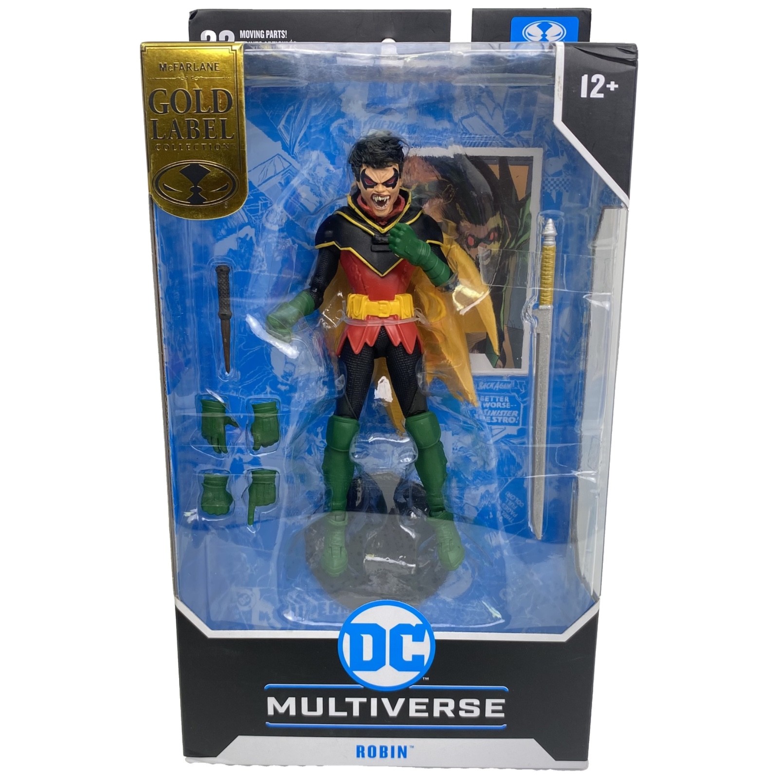 DC Multiverse Robin 7&Prime; Action Figure DC Vs Vampires McFarlane Gold Label Sealed