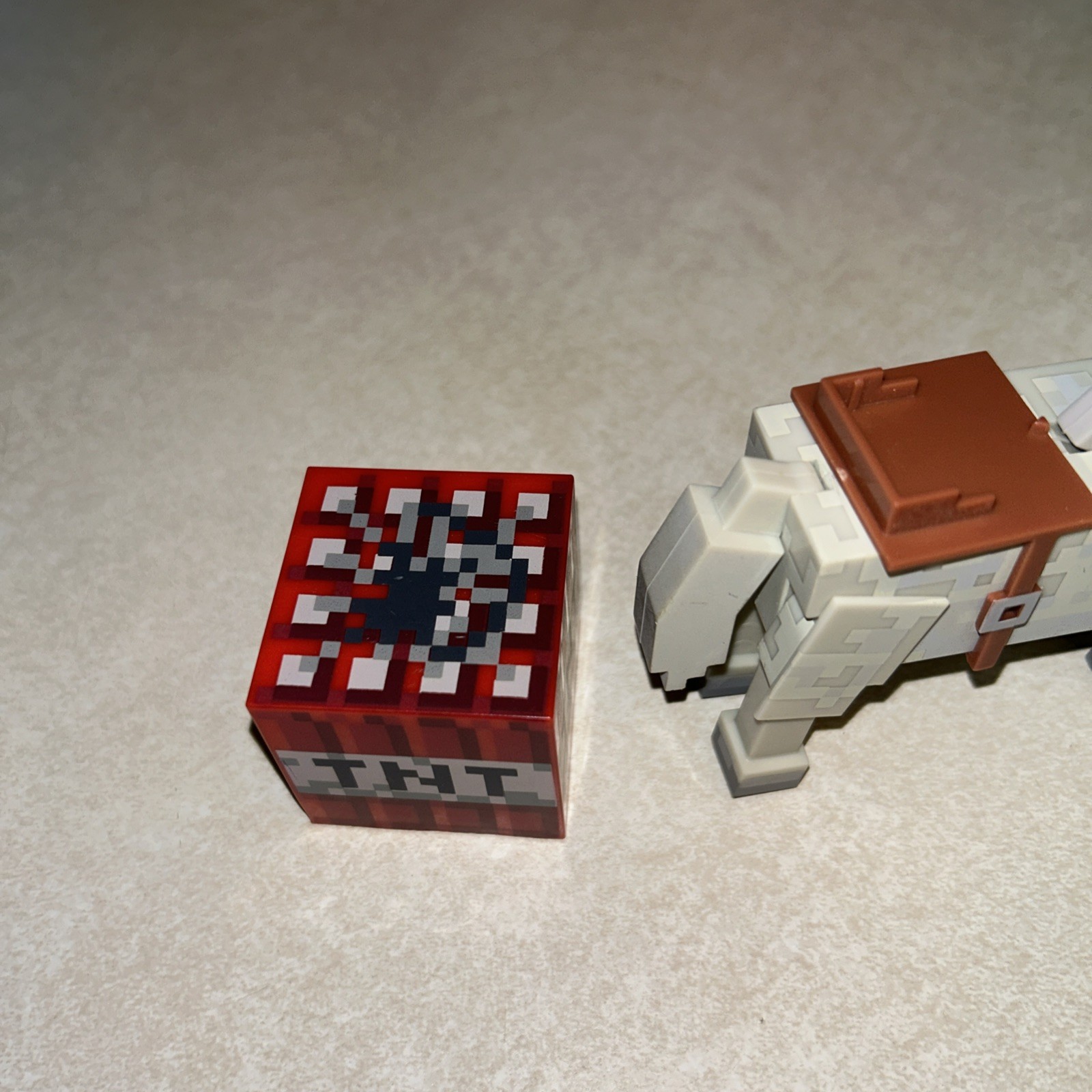 Minecraft Overworld White Gray Horse Series 2 Action Figure
