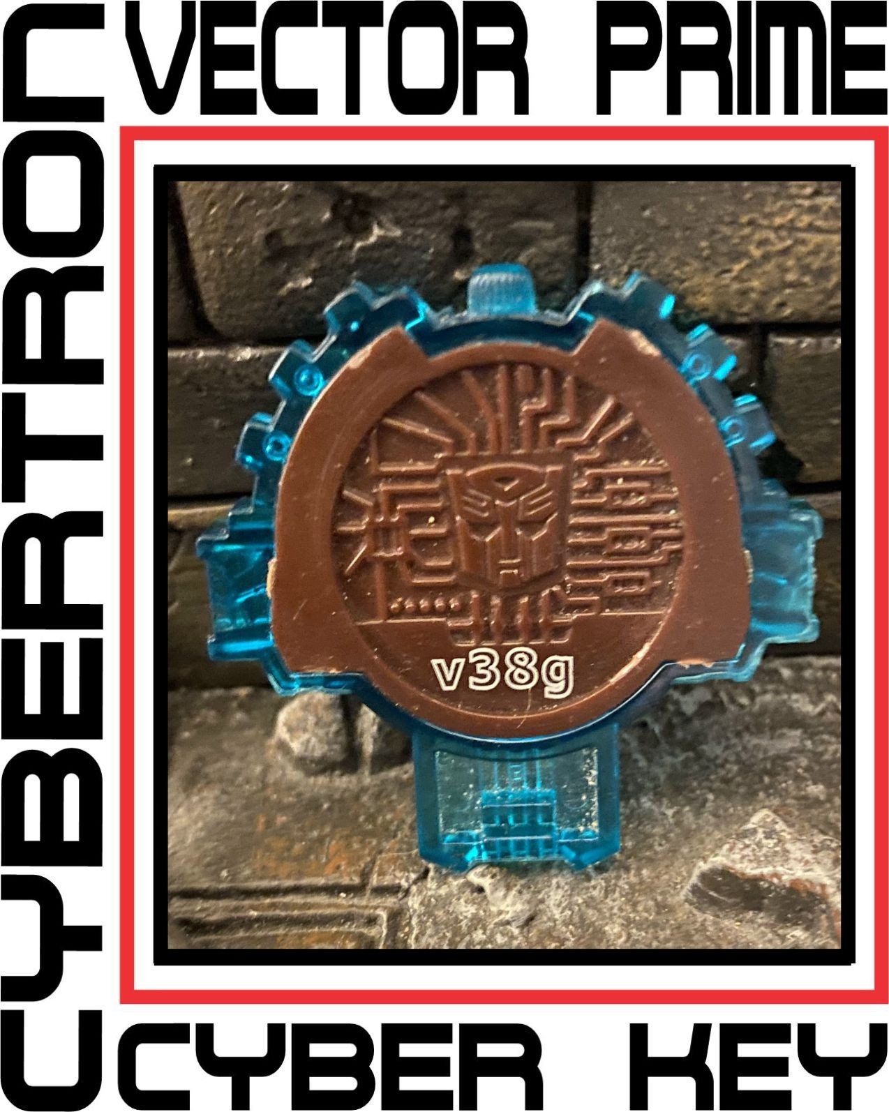 TRANSFORMERS CYBERTRON _ VOYAGER CLASS _ VECTOR PRIME _ ** CYBER KEY (v38g) **