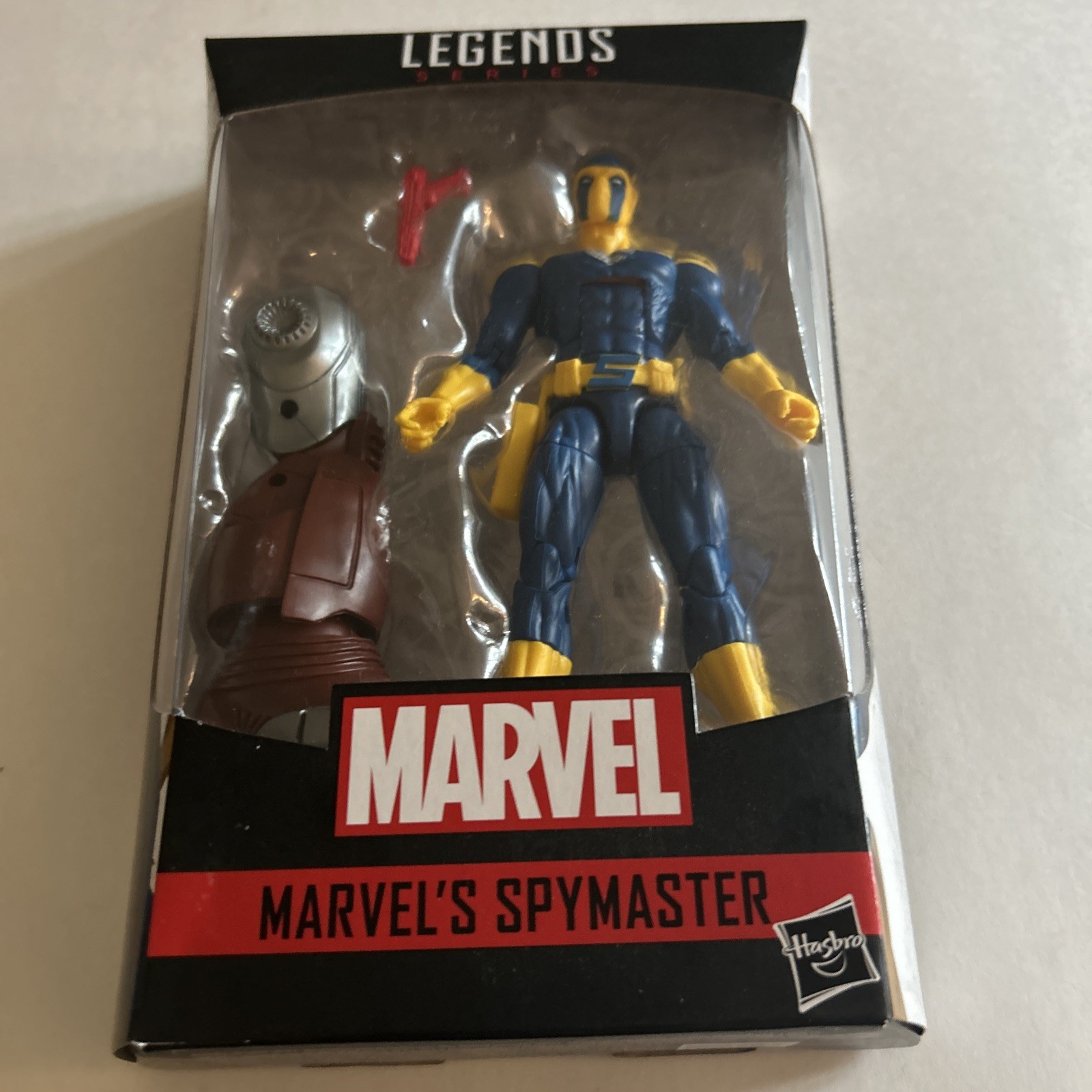 Marvel Legends Spymaster 6” Action Figure Hasbro Crimson Dynamo BAF