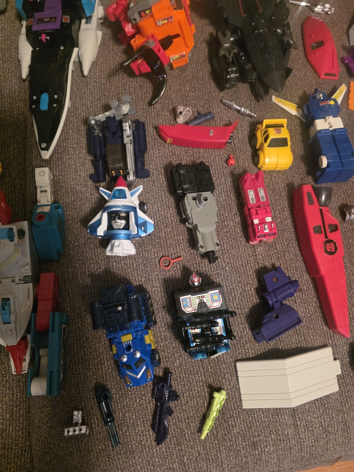 Vintage Transformers Lot Pieces And Weapons None Are Complete NO RETURNS