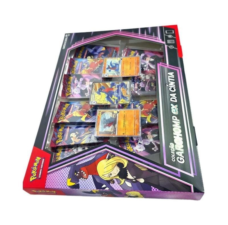 Pokemon Garchomp EX Da Cintia Collection Box Set 63 Cards Brazilian Game