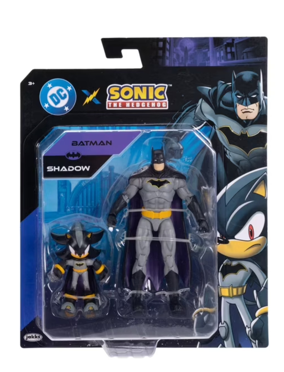 Sonic X DC Action Figure Multipack – 2.5 inch Shadow and 5 inch Batman