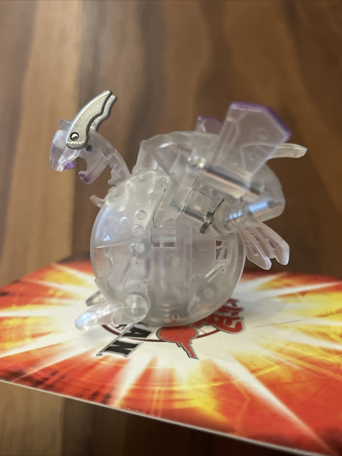 Bakugan Foxbat TRANSPARENT BakuClear New Vestroia 560g Battle Brawlers