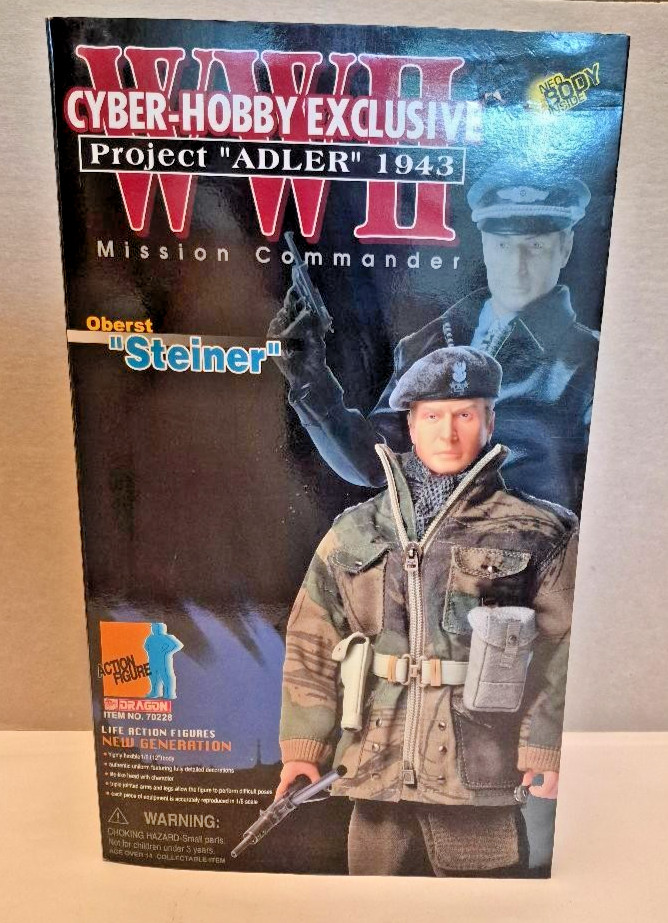 Cyber-Hobby Excl. Dragon DC Comic Oberst Steiner Adler 1943 German WWII 1/6 new