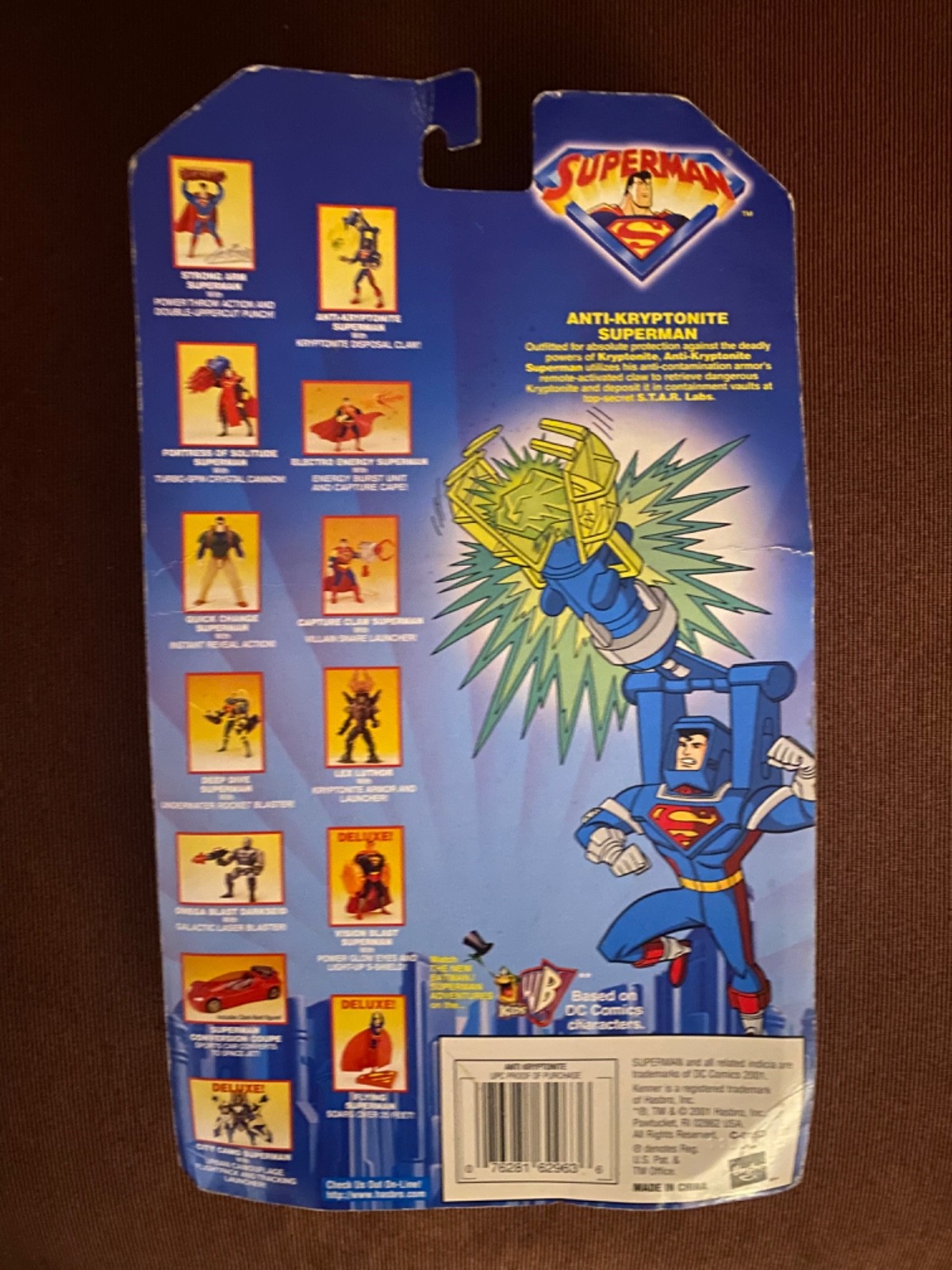 Kenner Superman Animated Show Action Figure Lot Capture Net Superman included