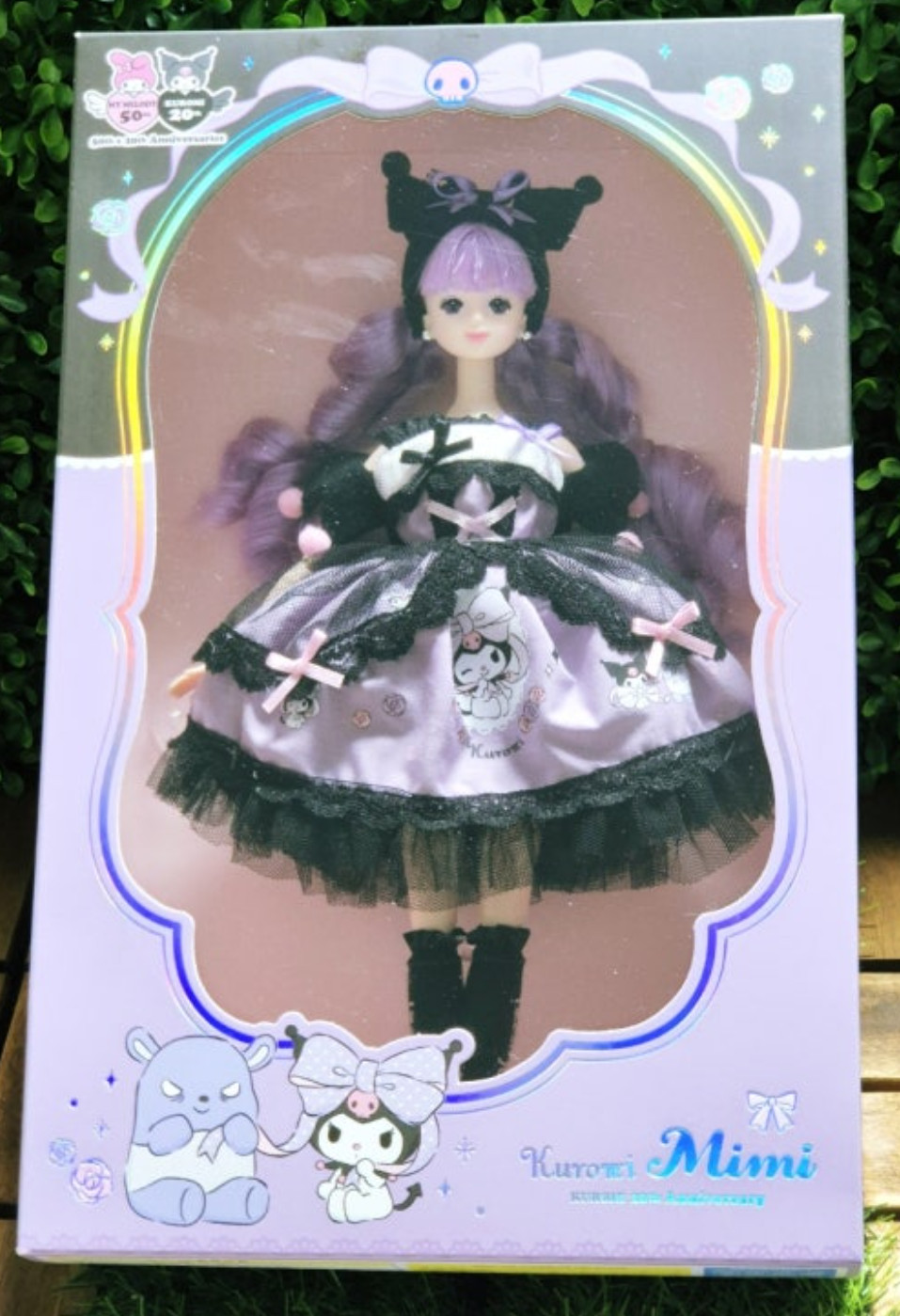 Sanrio Kuromi Mimi 20th & My Melody Mimi 50th Anniversary Limited Edition Boxed