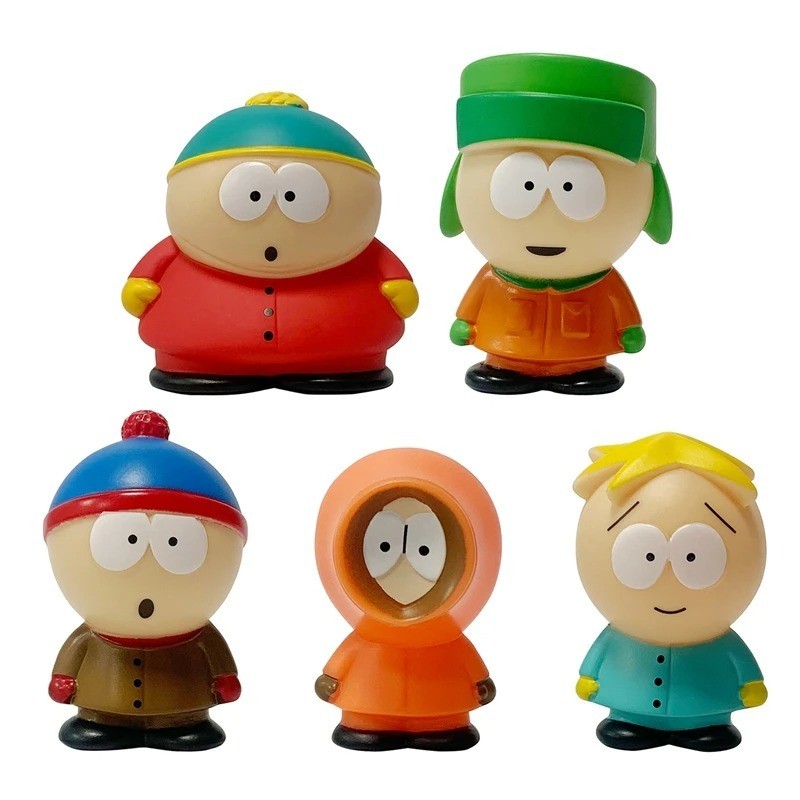 5Pcs South Park Stick of Truth Figure Set Kenny Stan Kyle Cartman