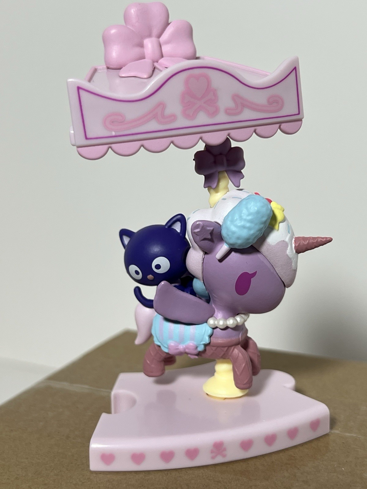 Tokidoki Sweet Pink Carousel Chococat & Sweet Stuff 3&Prime; Vinyl Figure New w/ Box