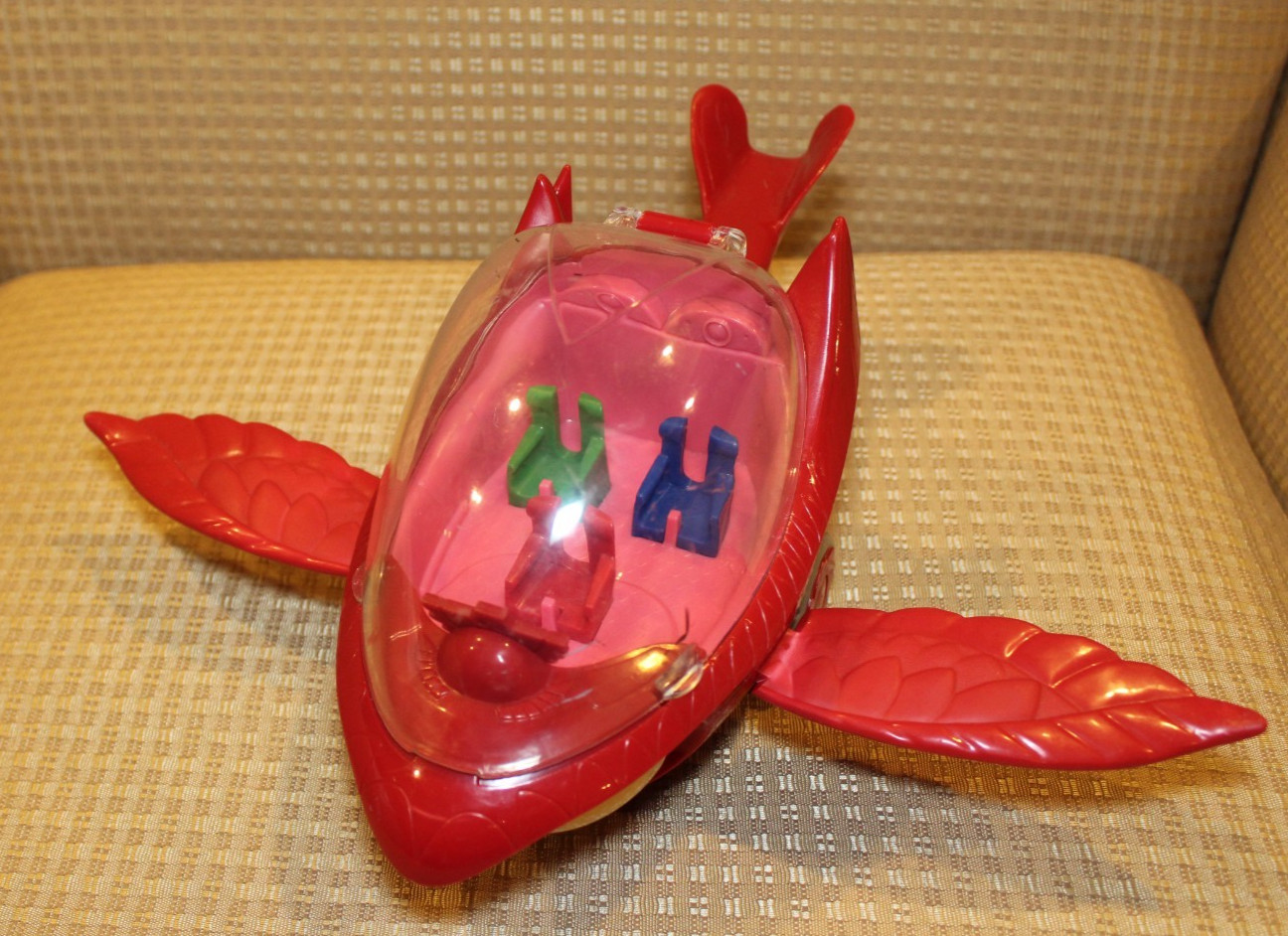 PJ Masks Deluxe OWL GLIDER Lights & Sound Vehicle WORKS