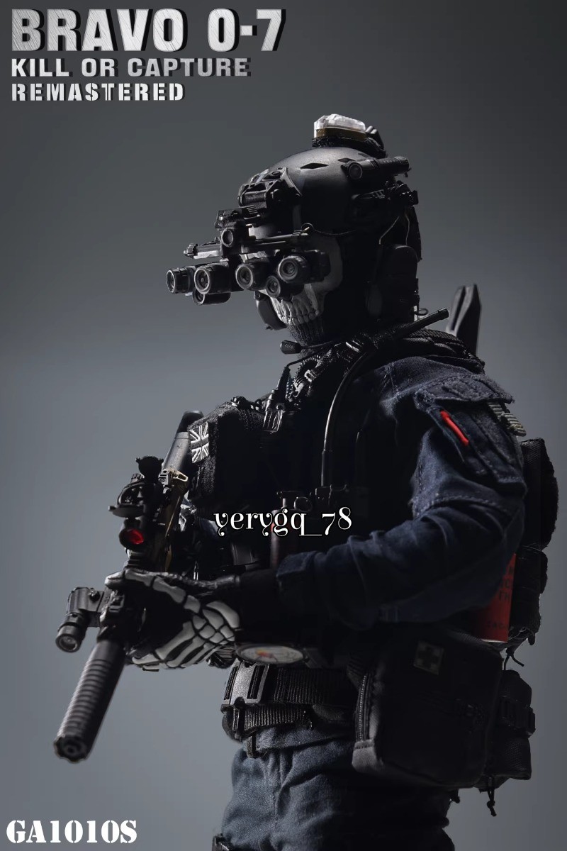 Easy & Simple ES-GA1010S BRAVO 0-7 Ghost 1/6 Action Figure In Stock