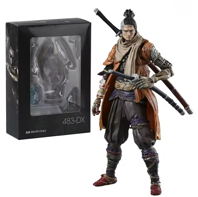 Figma 483-DX Sekiro Shadows Die Twice One Armed Wolf Shinobi 6&Prime; Action Figure