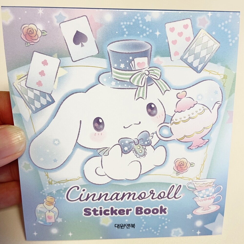 Cinnamorall Official SANRIO Sticker Book Mini 24 Sheets 4x 3 inches Portable NEW