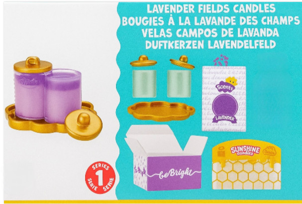 MGA Mini-Verse Make It Mini *Lifestyle Series 1 *Lavender Fields Candle READ