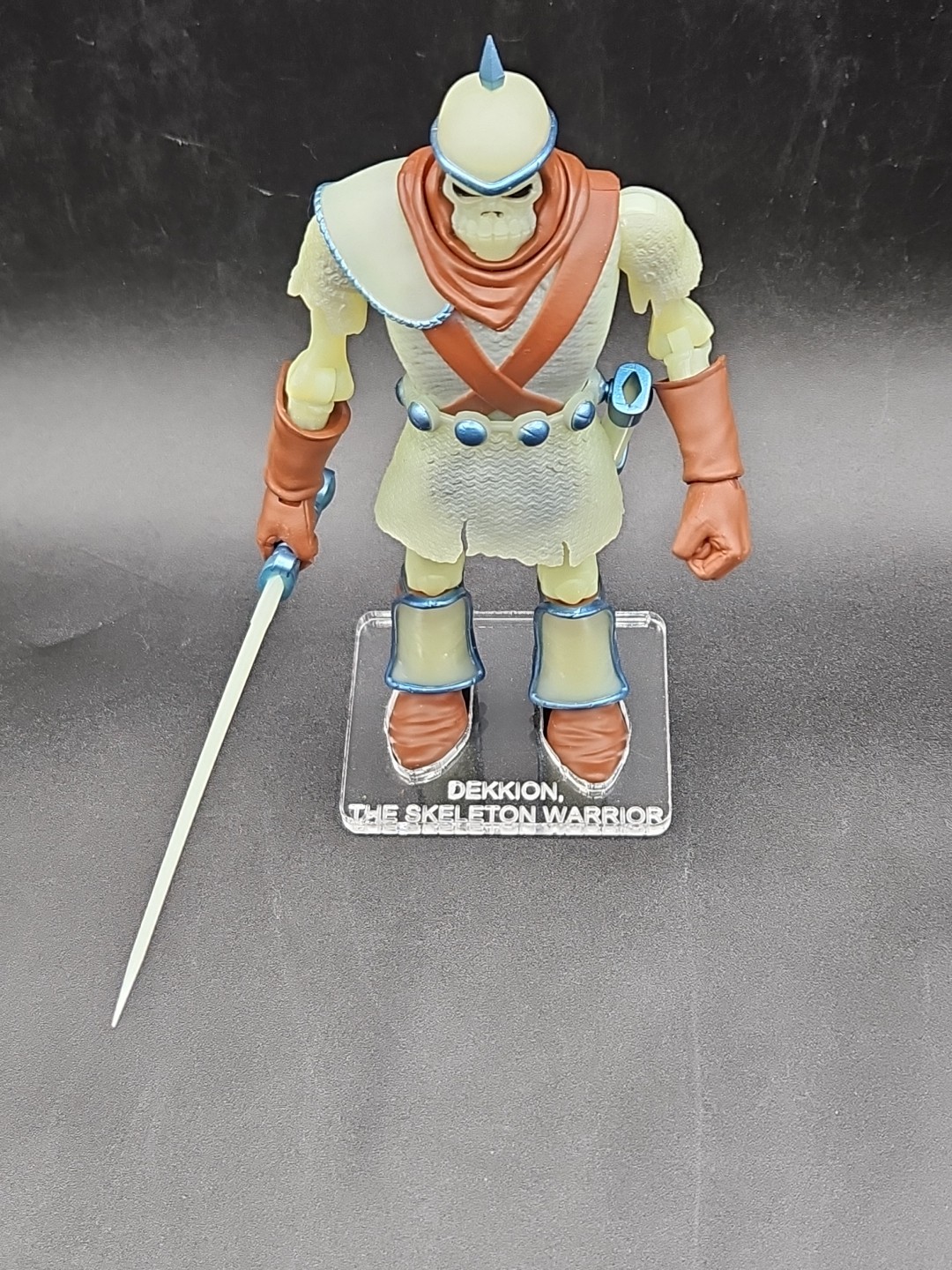 Super7 Dungeons & Dragons Dekkiion Skeleton Warrior Acrylic Base No Toy Included