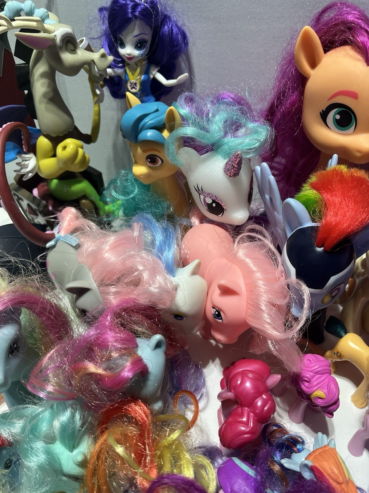 My Little Pony Hasbro Ponies Brushables Equestria Girls Lot Of 60+ MLP