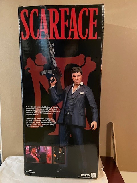 NECA Scarface Tony Montana 18&Prime; Talking Action Figure Movie Collectible