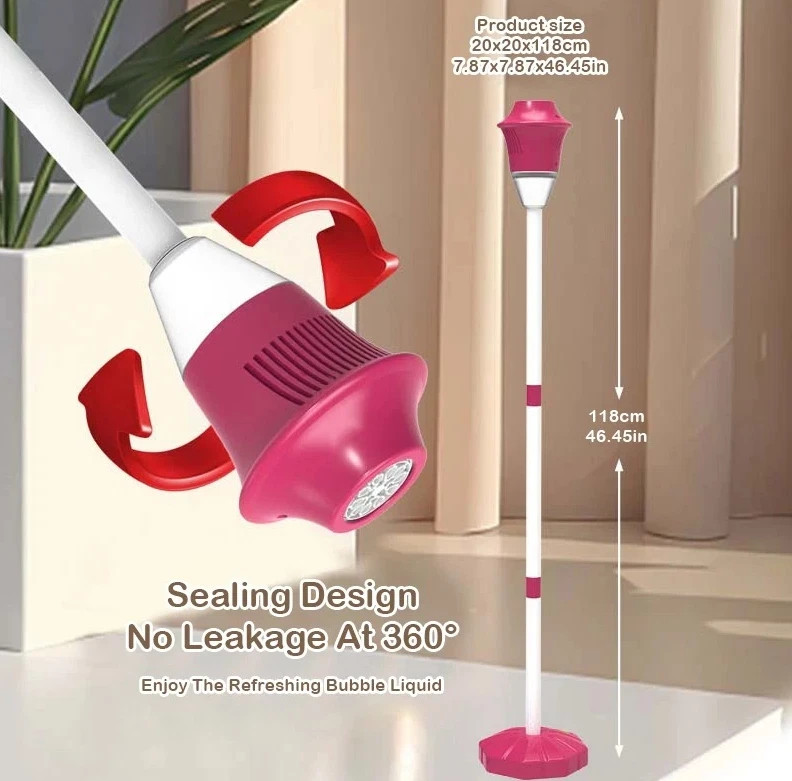 1pc Automatic Street Light Bubble Machine with LED Light for Party & Wedding*