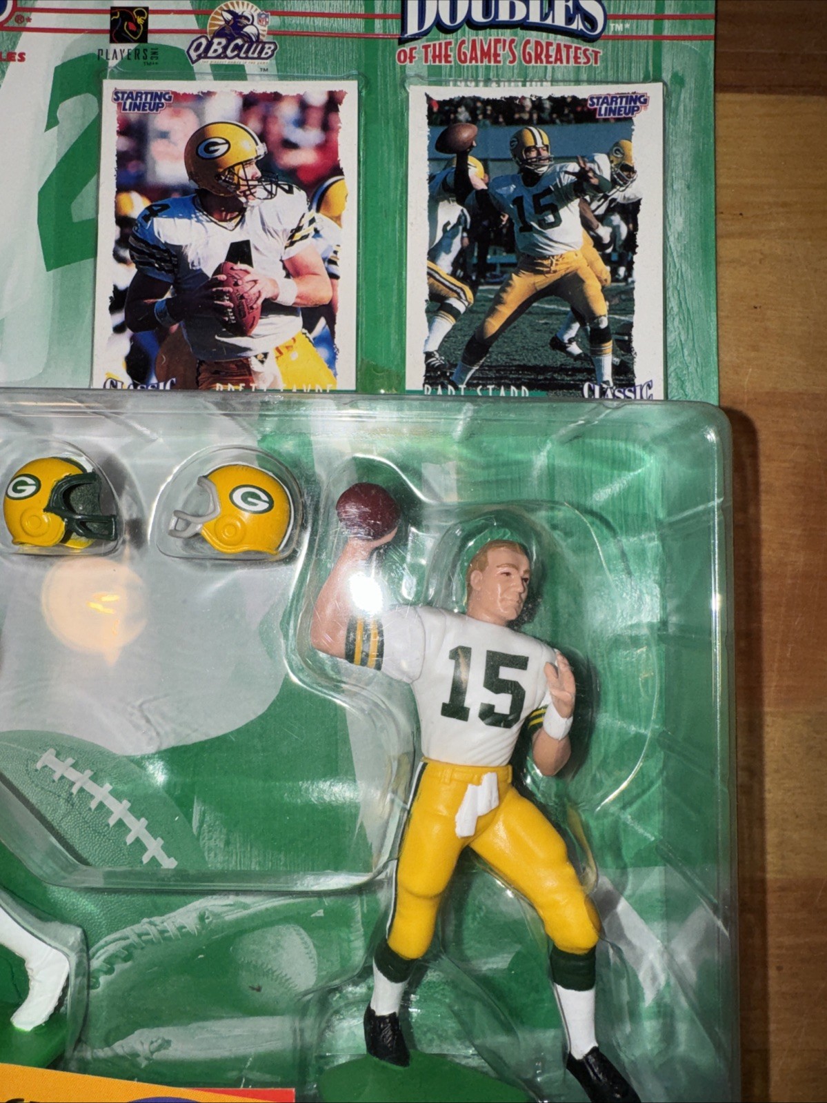 1997 Kenner Starting Lineup Classic Doubles Brett Favre/Brett Starr GB Packers