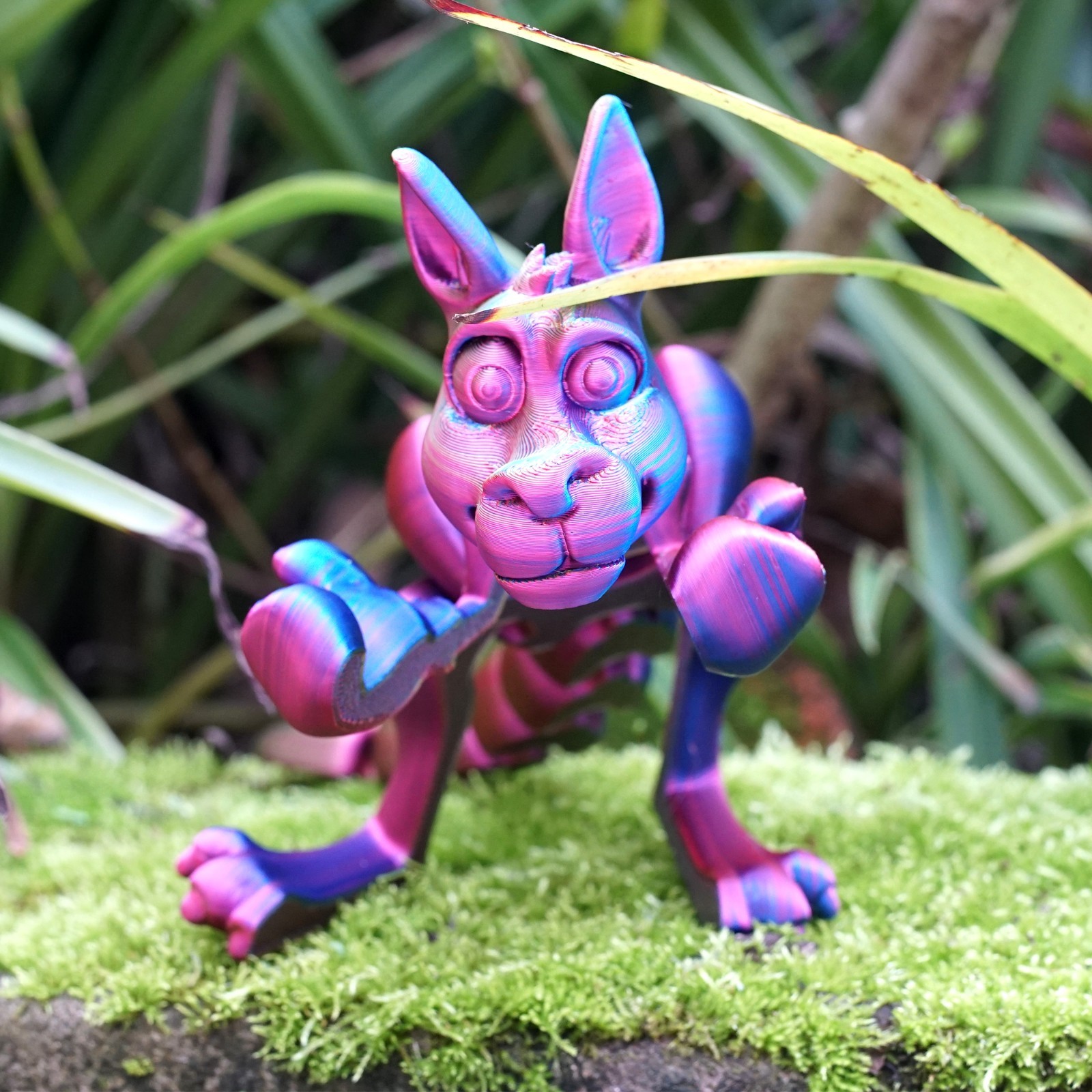 3D Printed Kangaroo Model,Articulated Animals figure,Fidget Toys Home Decor
