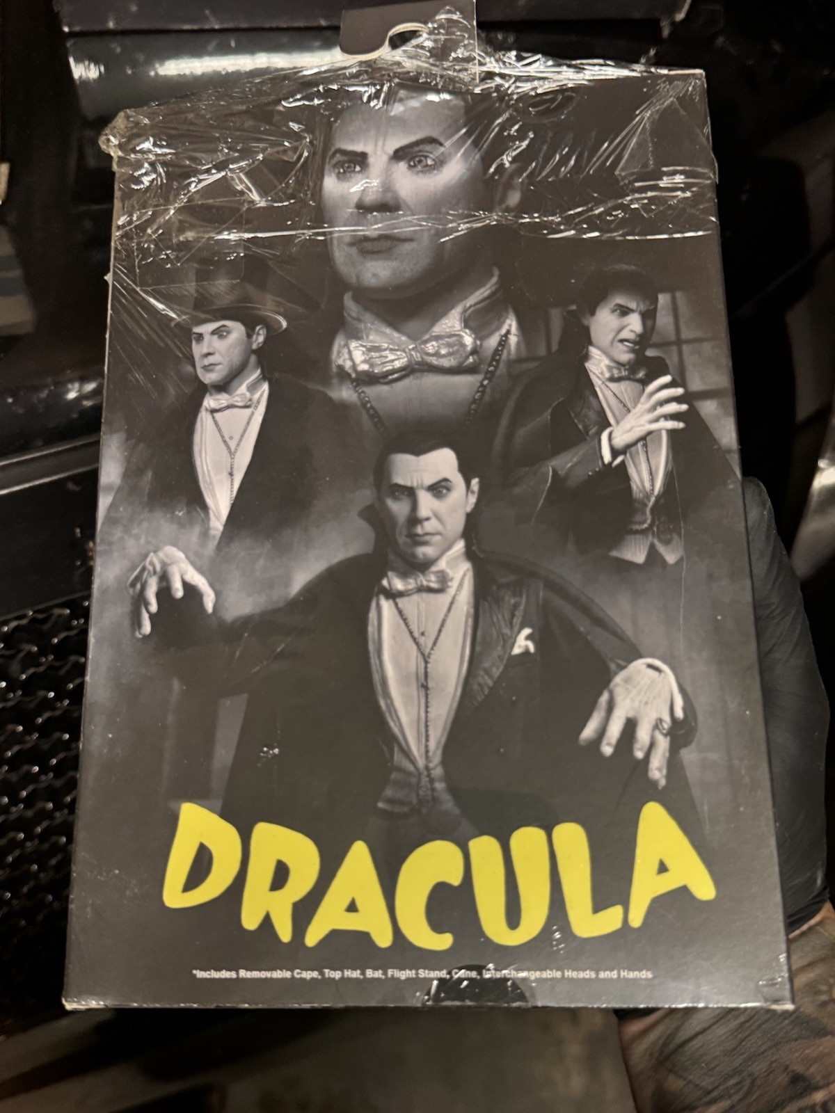 ULTIMATE COUNT DRACULA 7&Prime; NECA BLACK & WHITE ACTION FIGURE HORROR Nice Box NEW