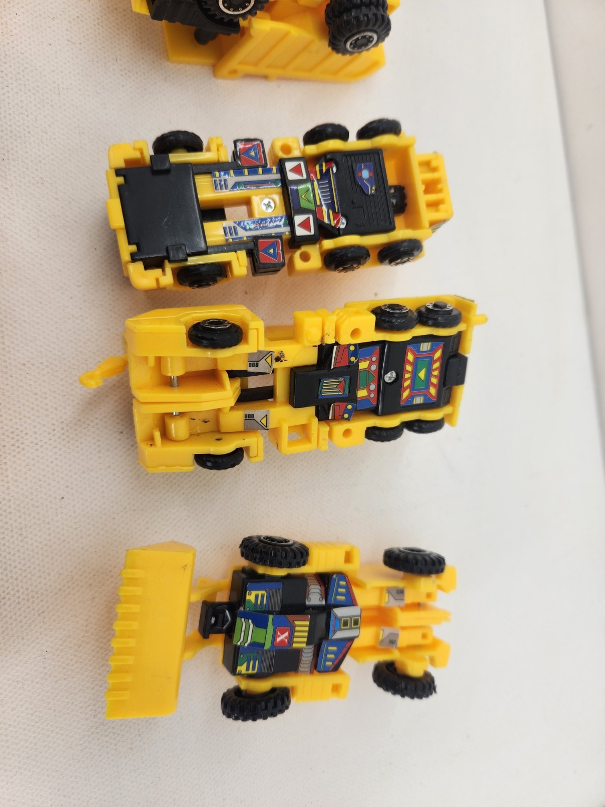 Vintage Transformers G2 Yellow Constructicons 2 Sets Incomplete