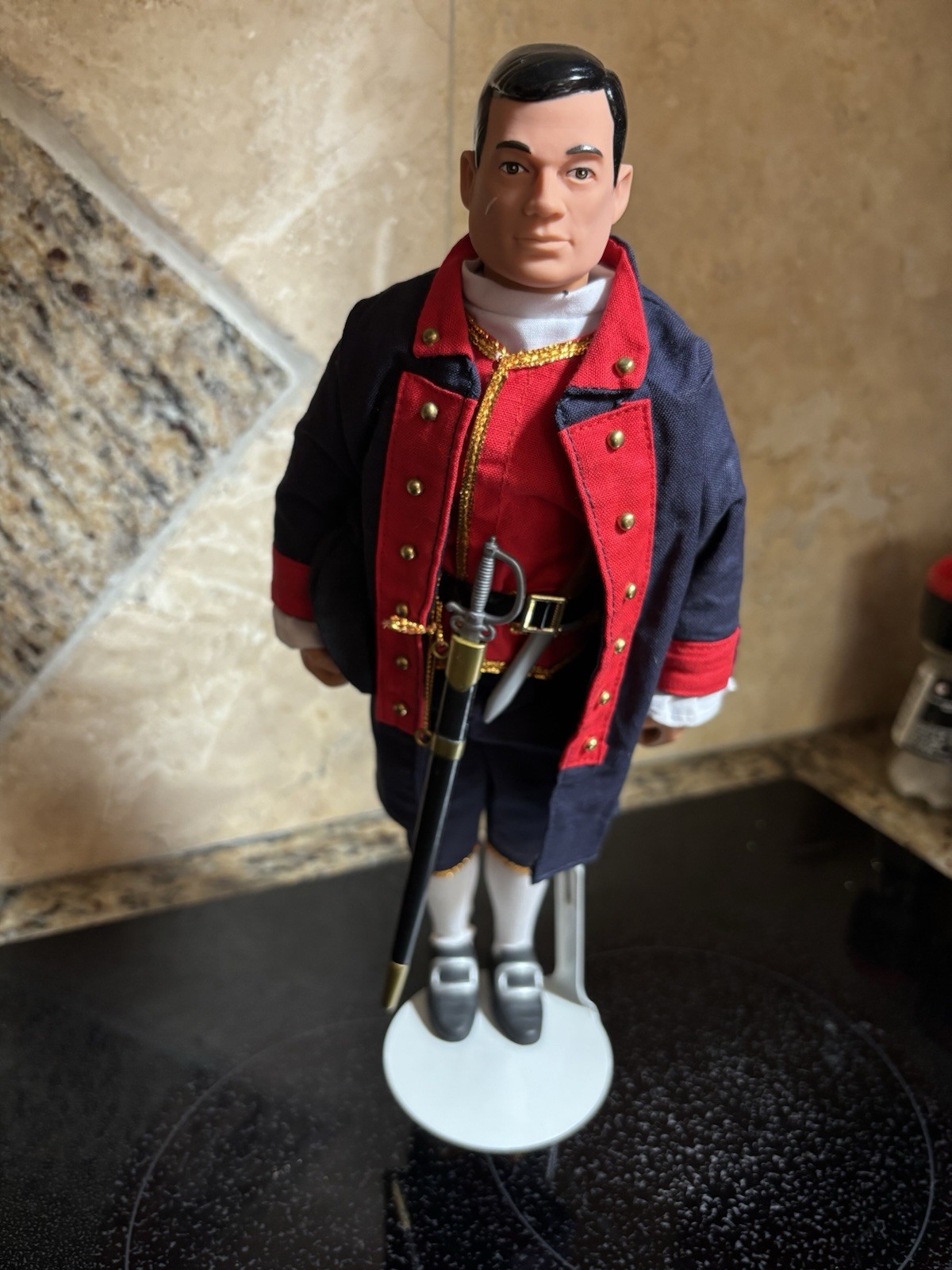 Revolutionary War SOTW Continental Navy Captain 12 Inch Poseable Figure