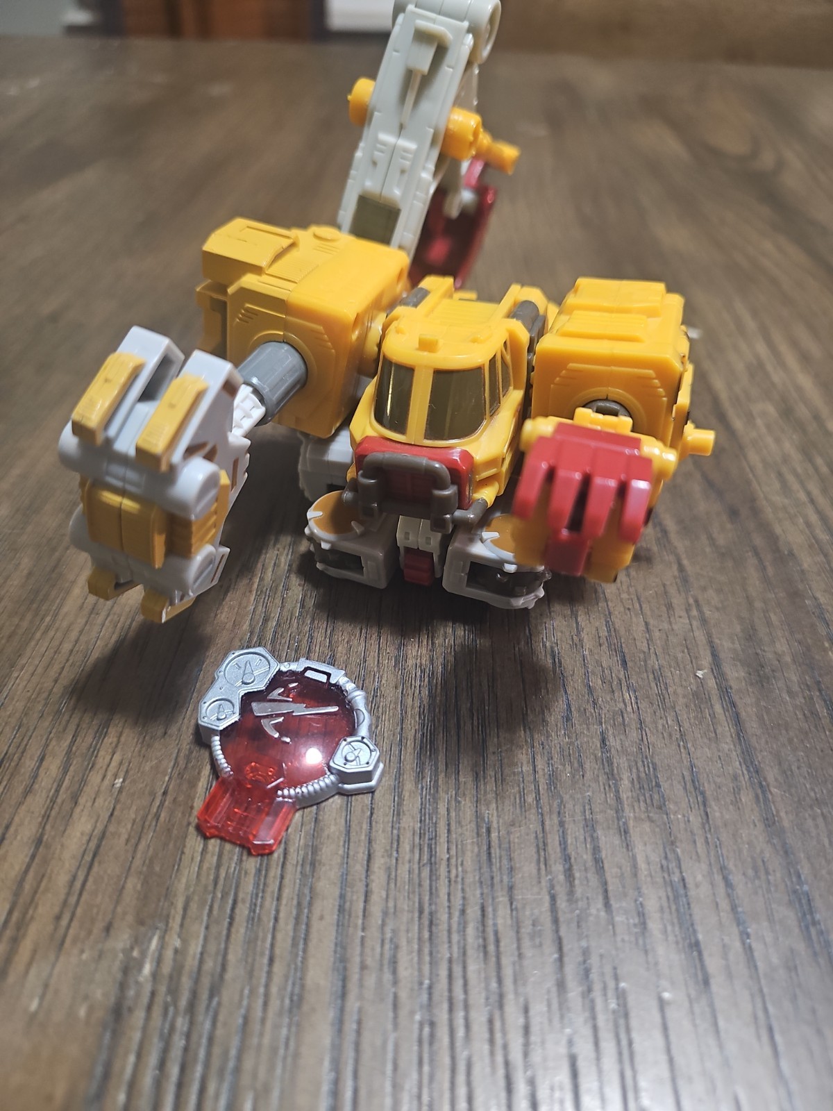 Transformers Cybertron Deluxe Class LONGRACK LONG RACK Excavator Complete