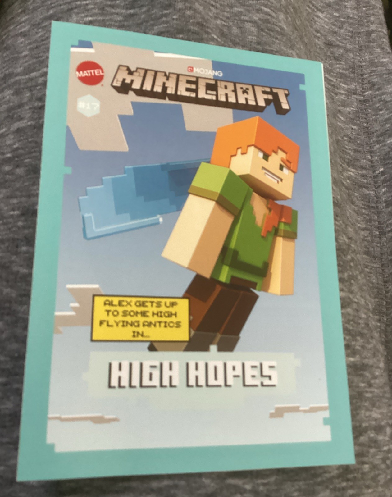 Mattel Minecraft Alex With Elytra & Comic Book Code 2019 – Open Box – Loose Part