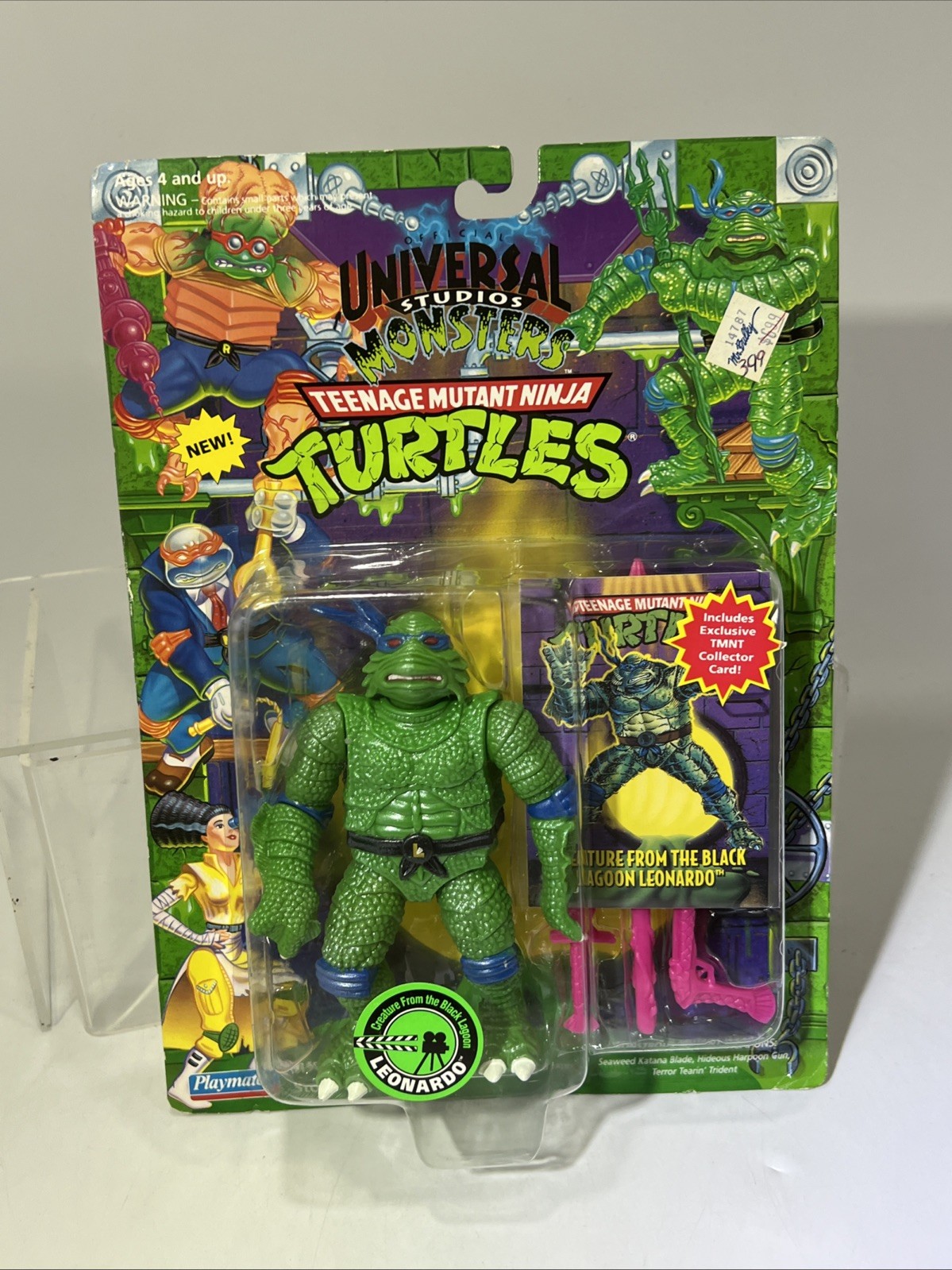 TMNT Creature From The Black Lagoon Leo Universal Monsters Leonardo Pink Variant