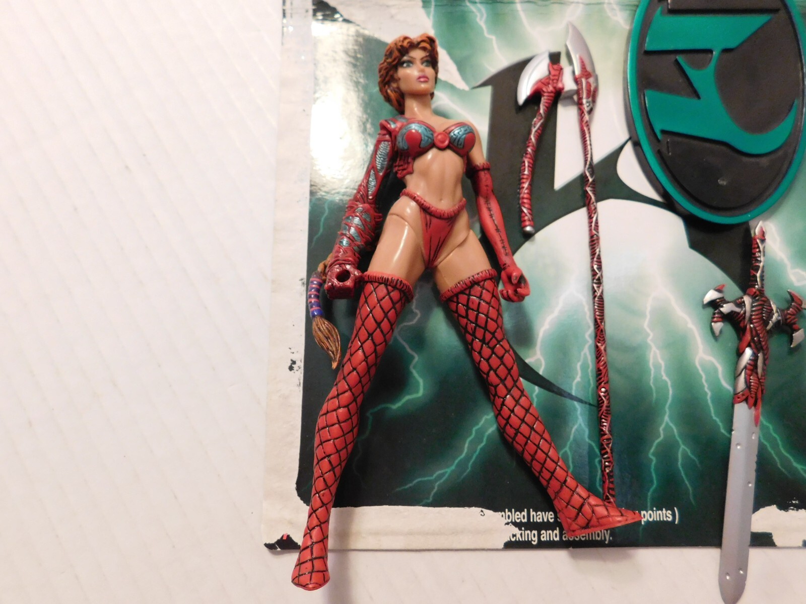 WITCHBLADE MEDIEVAL ACTION FIGURE & ACCESSORIES MOORE ACTION COLLECTIBLES 1998