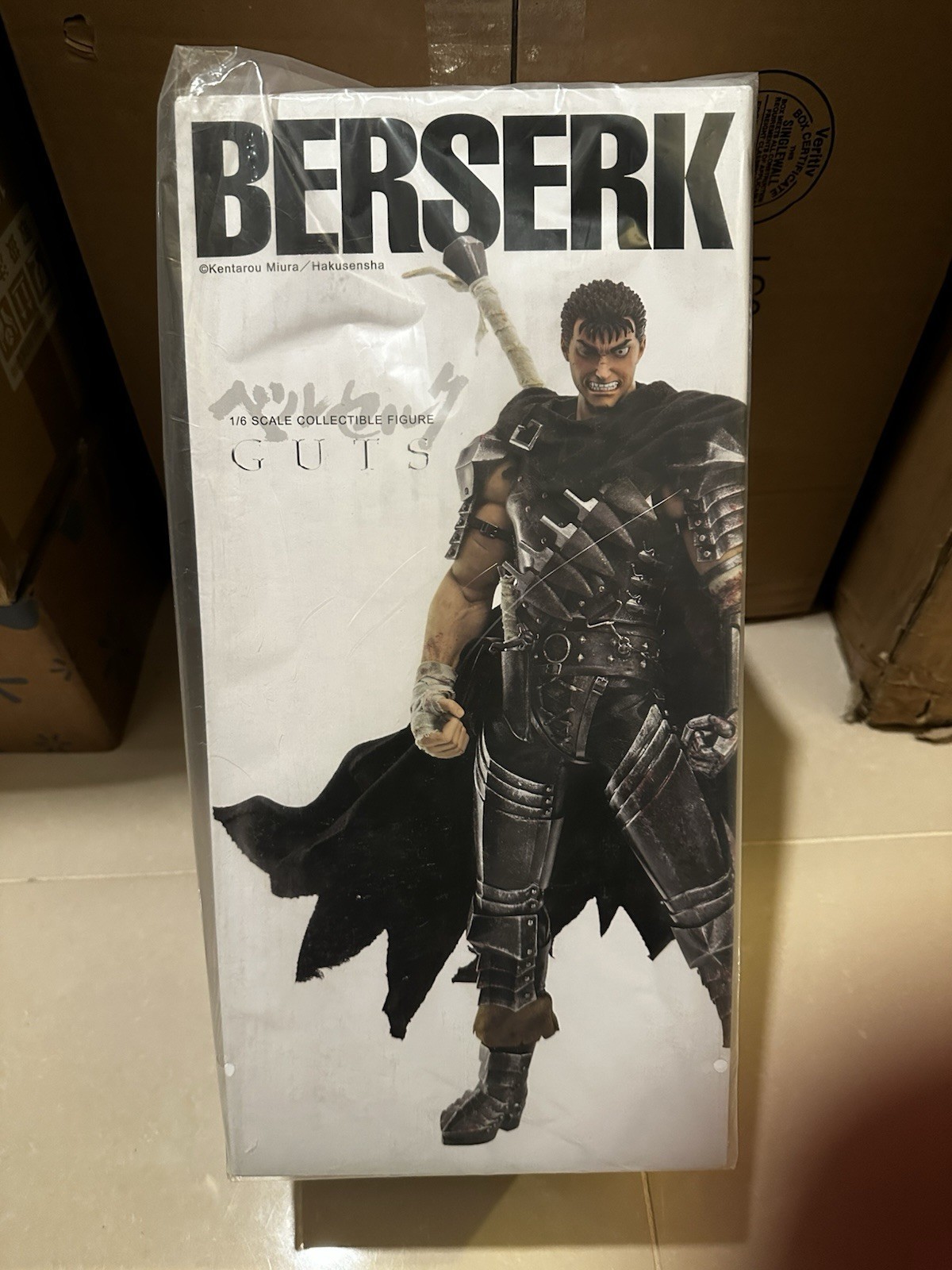 ThreeZero Berserk Guts (Black Swordsman) 1/6 Scale Action Figure Factory Sealed